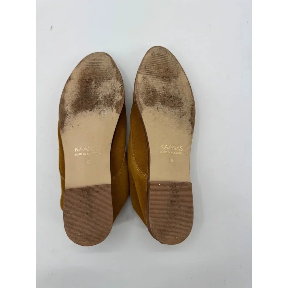 Kaanas Fiano Suede Lace up Oxford Dress Shoes Size 8